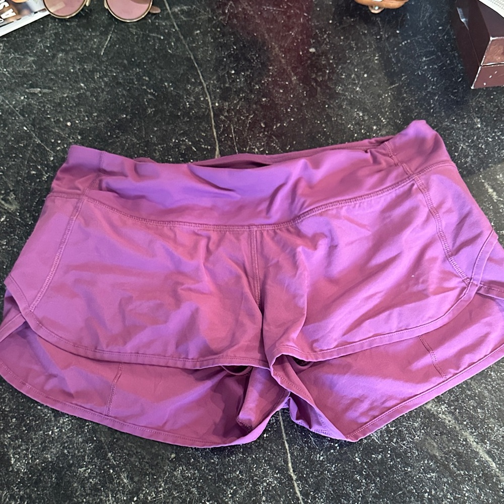 Lululemon Women's Purple Athletic Shorts
